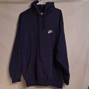 Nike Men's Dark Blue Hoodie